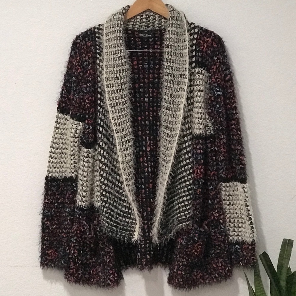 Dor Dor Couture Cardigan Knit Sweater